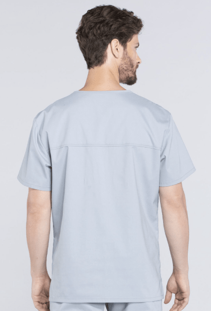 Cherokee Scrubs Workwear Professionals Tuckable V - Neck Top Grey XL 737314865888 Shoe Deals Outlet