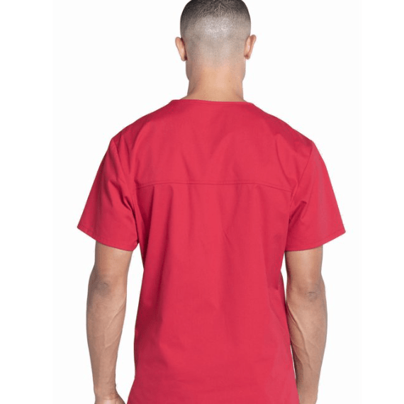 Cherokee Scrubs Workwear Professionals Tuckable V - Neck Top Red 2XL 737314870639 Shoe Deals Outlet