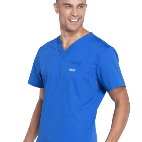 Cherokee Scrubs Workwear Professionals Tuckable V - Neck Top Royal XL 737314870370 Shoe Deals Outlet