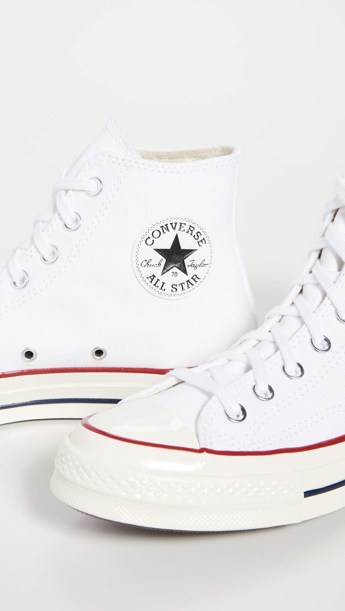 Converse Chuck 70 High - Top - Unisex White/Garnet/Egret Shoe Deals Outlet