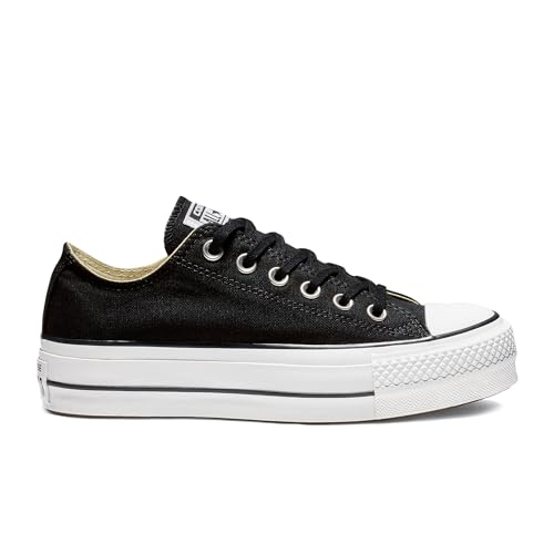 Converse Chuck Taylor All Star Lift Platform Low - Top - Women's Black/White/White Shoe Deals Outlet