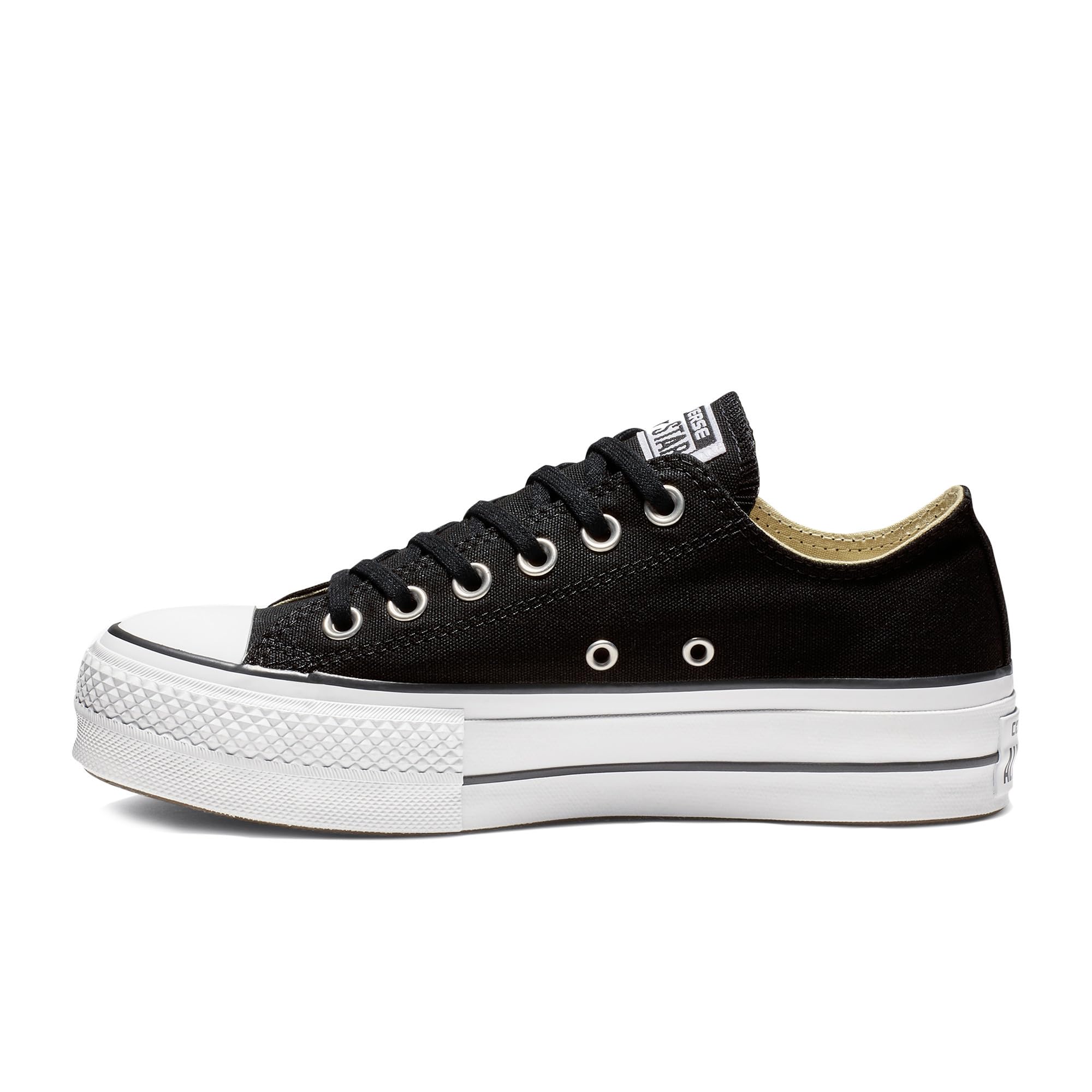 Converse Chuck Taylor All Star Lift Platform Low - Top - Women's Black/White/White Shoe Deals Outlet