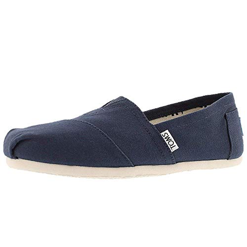 TOMS Classic Alpargata - Men's Navy Canvas Shoe Deals Outlet