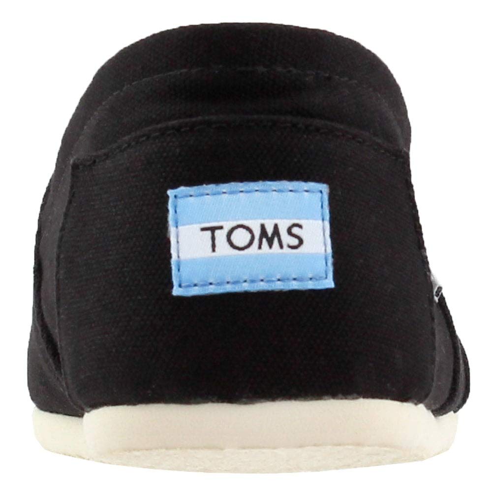 TOMS Classic Alpargata - Men's Black Canvas Shoe Deals Outlet