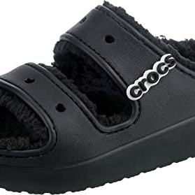 Crocs Classic Cozzzy Sandal - Men's Black Shoe Deals Outlet
