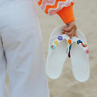 Crocs Classic Flip Flop - Unisex White Shoe Deals Outlet