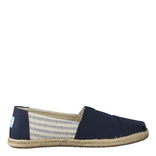TOMS Classic Ivy League - Women's Navy Multi Shoe Deals Outlet