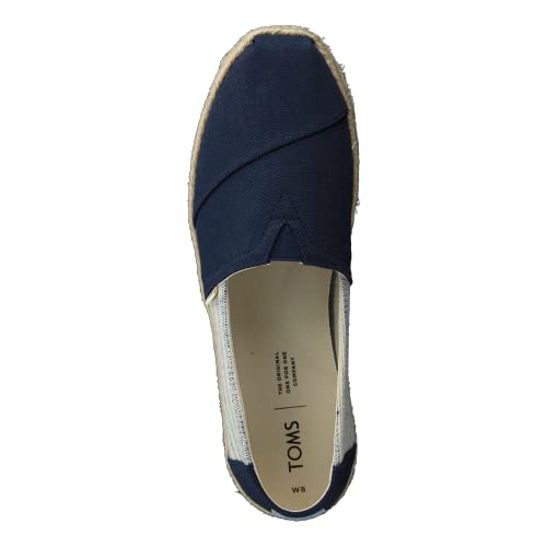 TOMS Classic Ivy League - Women's Navy Multi Shoe Deals Outlet