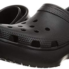 Crocs Classic Platform Clogs - Women's Black Shoe Deals Outlet