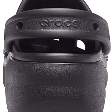 Crocs Classic Platform Clogs - Women's Black Shoe Deals Outlet