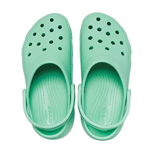 Crocs Classic Platform Clogs - Women's White Shoe Deals Outlet