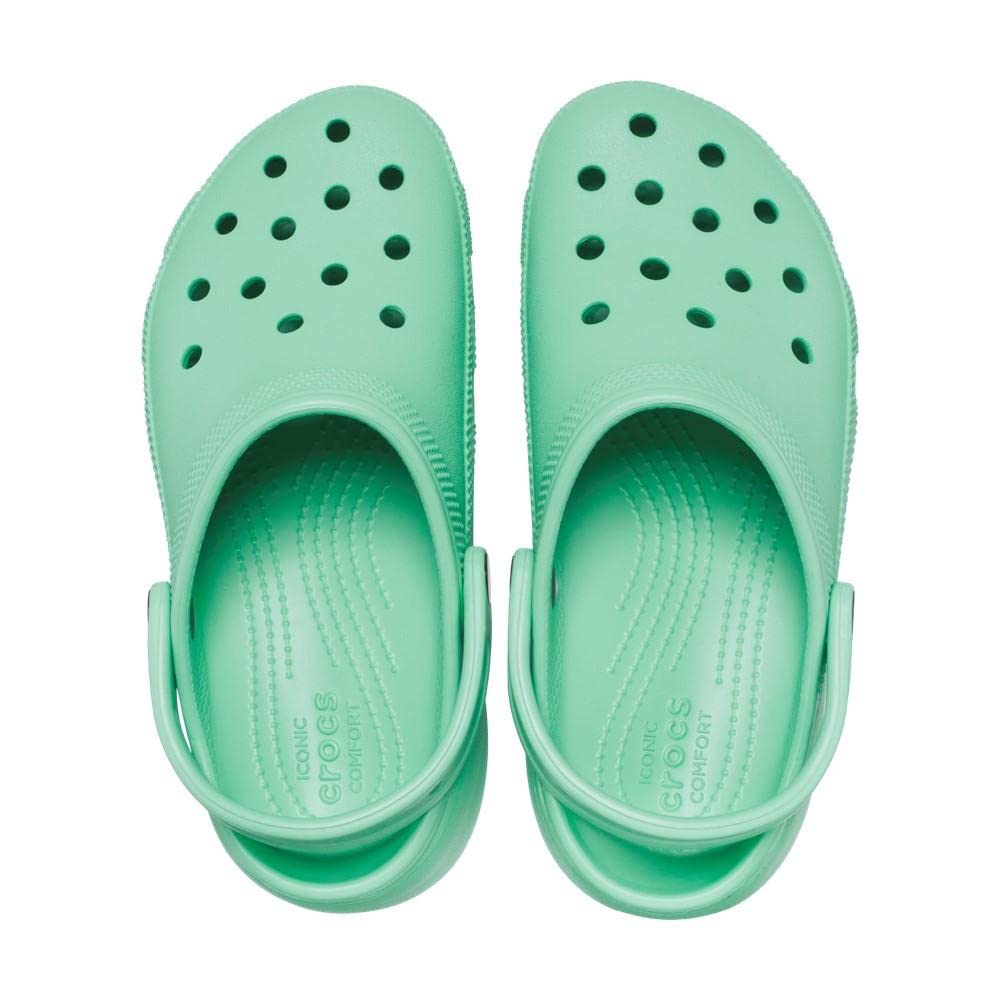Crocs Classic Platform Clogs - Women's Jade Stone Shoe Deals Outlet