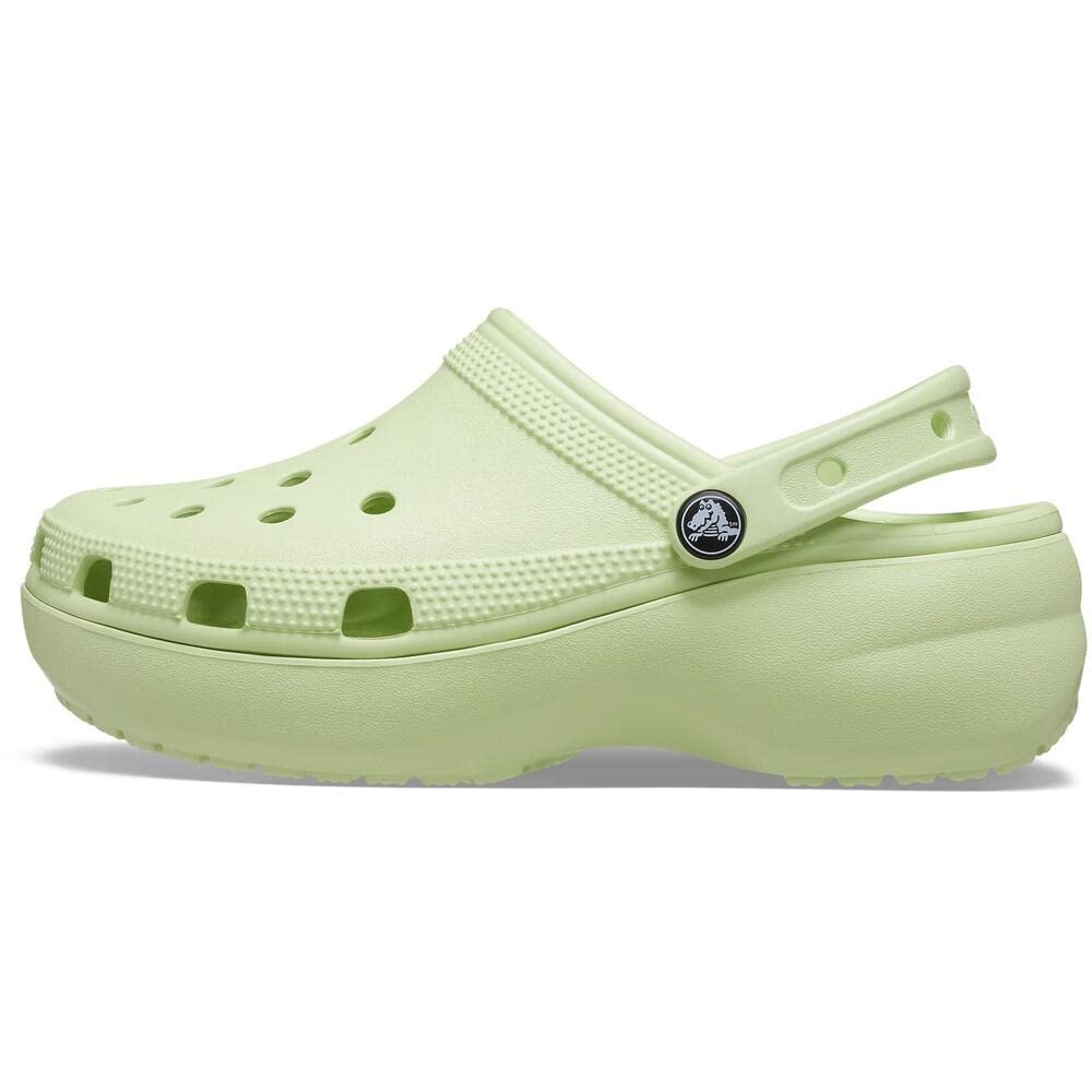 Crocs Classic Platform Clogs - Women's Celery Shoe Deals Outlet