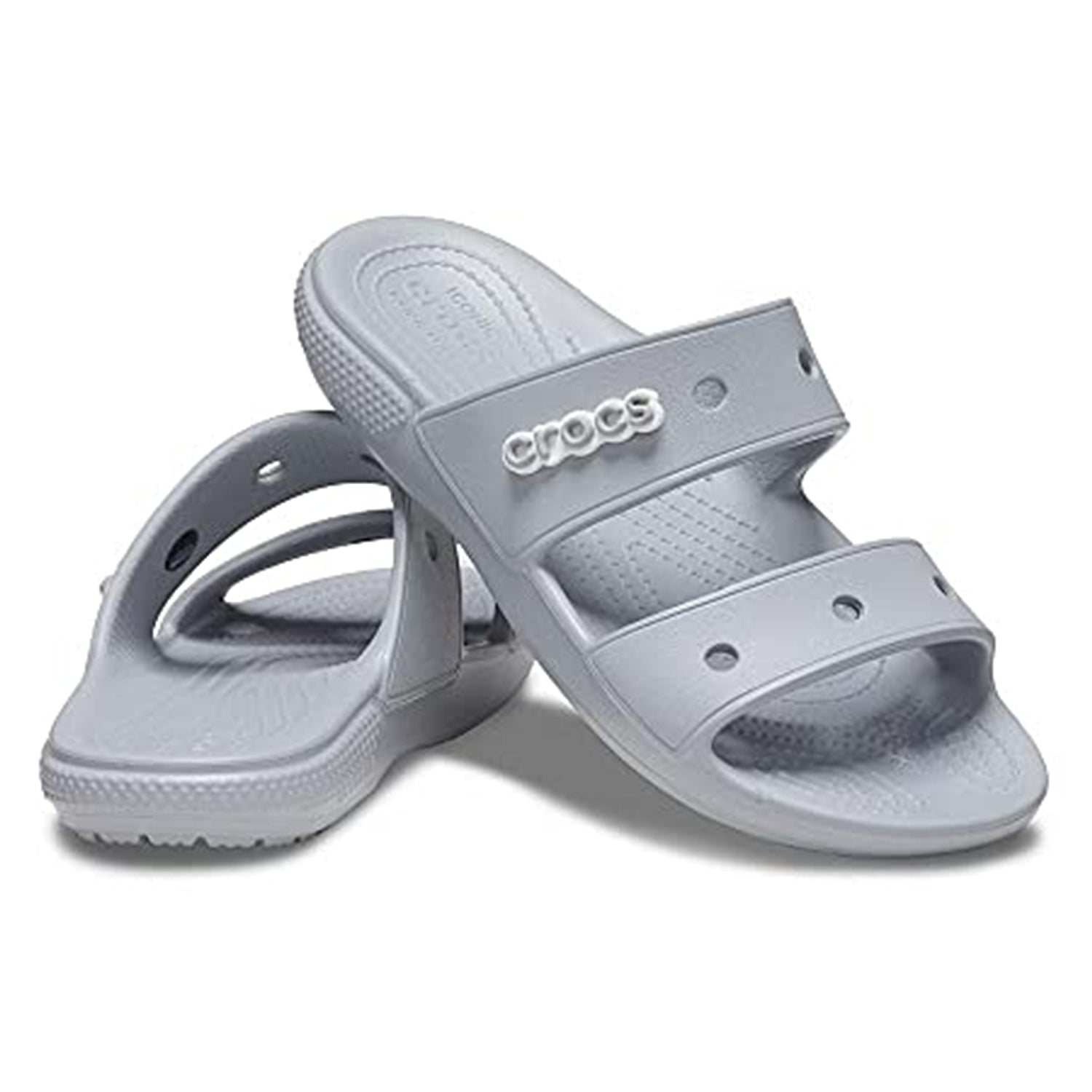 Crocs Classic Sandal - Unisex Light Grey Shoe Deals Outlet