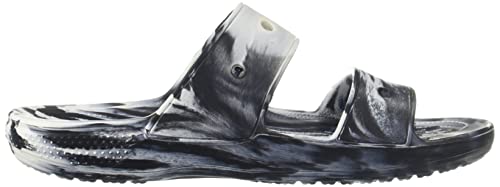 Crocs Classic Sandal - Unisex White/Black Shoe Deals Outlet