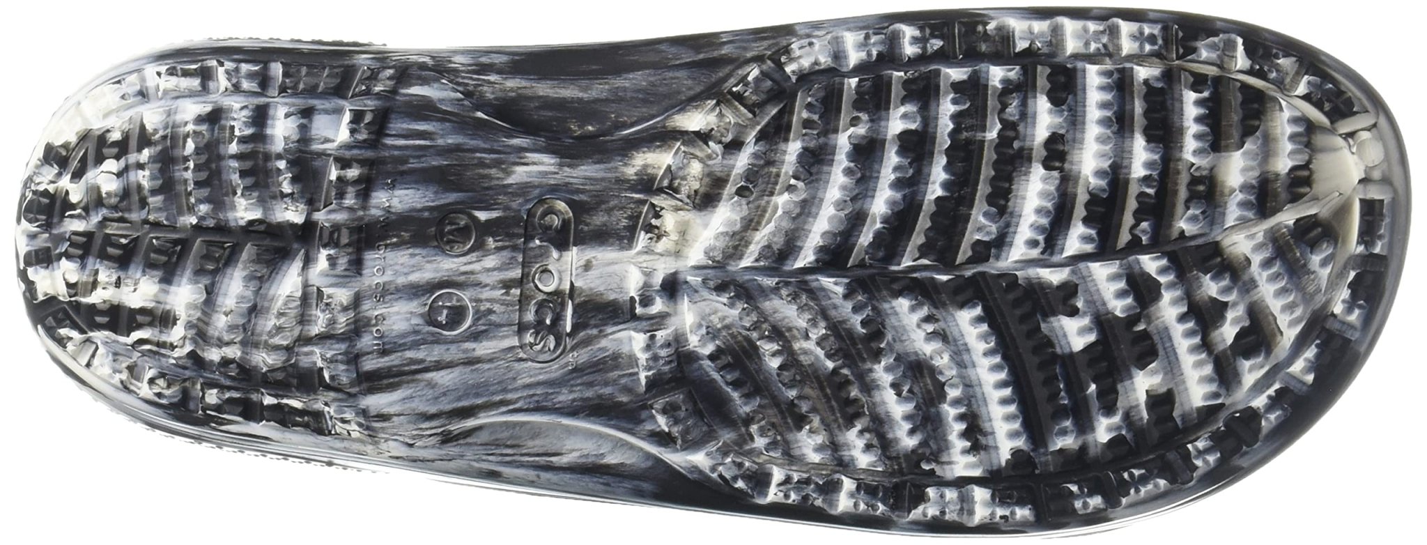 Crocs Classic Sandal - Unisex White/Black Shoe Deals Outlet