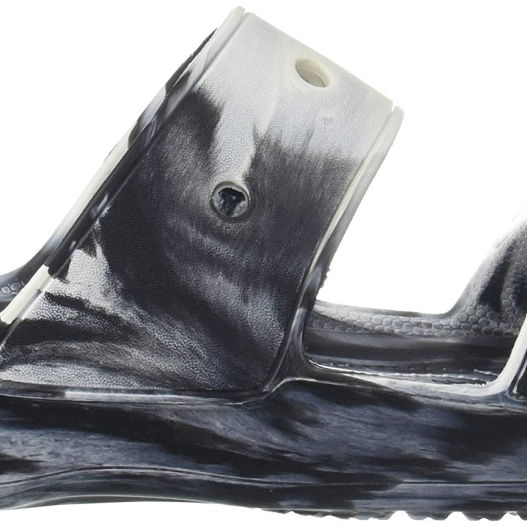 Crocs Classic Sandal - Unisex White/Black Shoe Deals Outlet