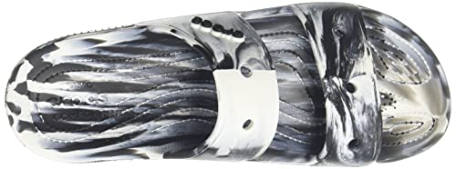 Crocs Classic Sandal - Unisex White/Black Shoe Deals Outlet