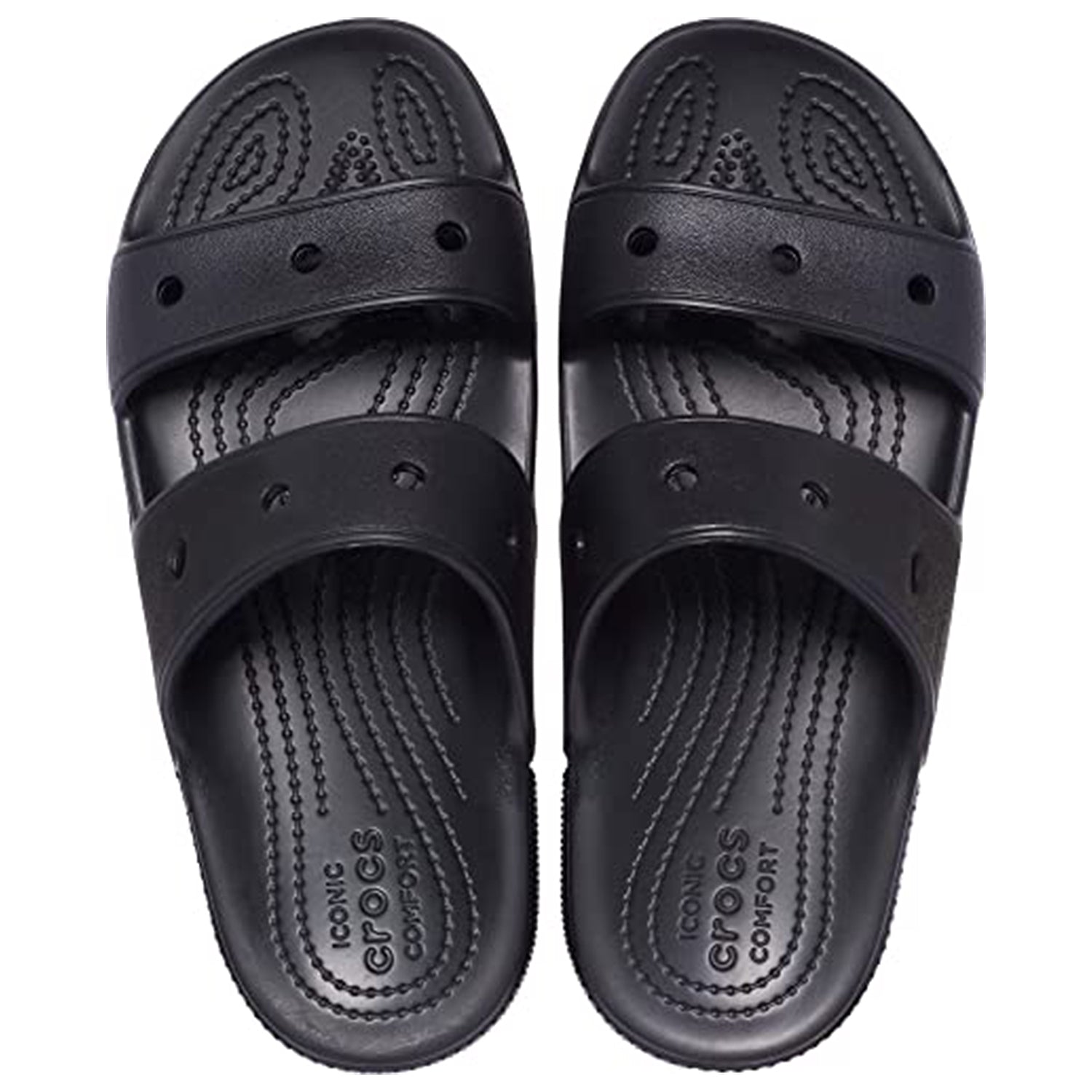 Crocs Classic Sandal - Unisex Black Shoe Deals Outlet