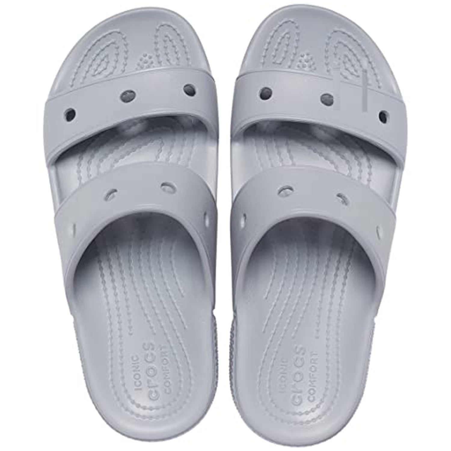 Crocs Classic Sandal - Unisex Light Grey Shoe Deals Outlet