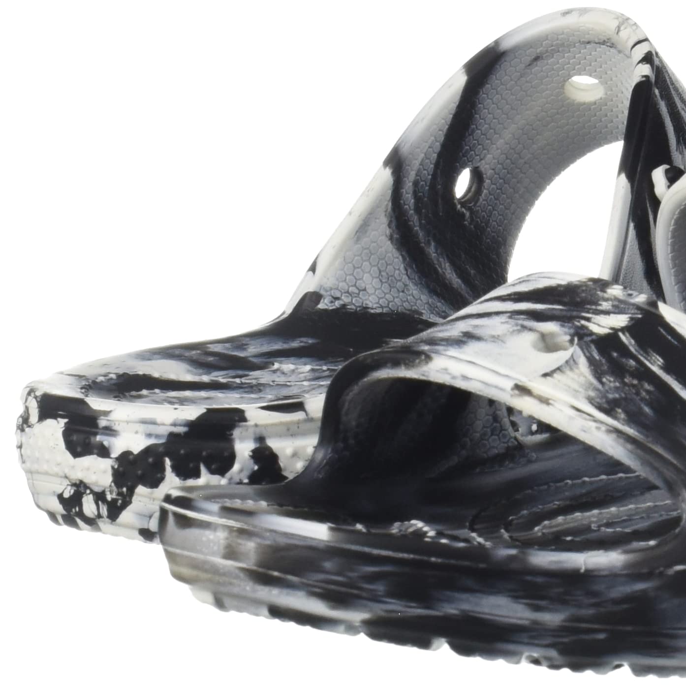 Crocs Classic Sandal - Unisex White/Black Shoe Deals Outlet