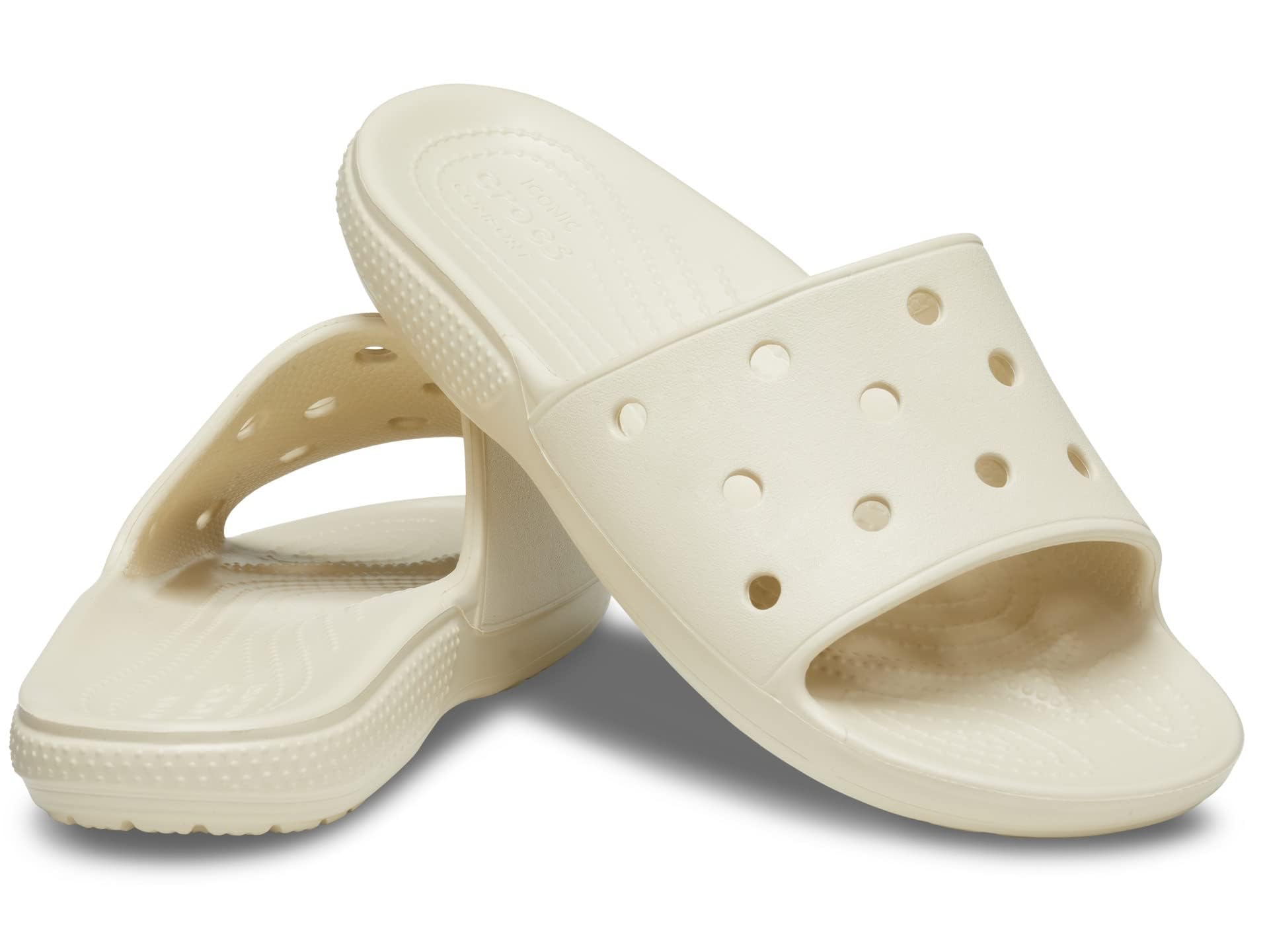 Crocs Classic Slide - Unisex Bone Shoe Deals Outlet
