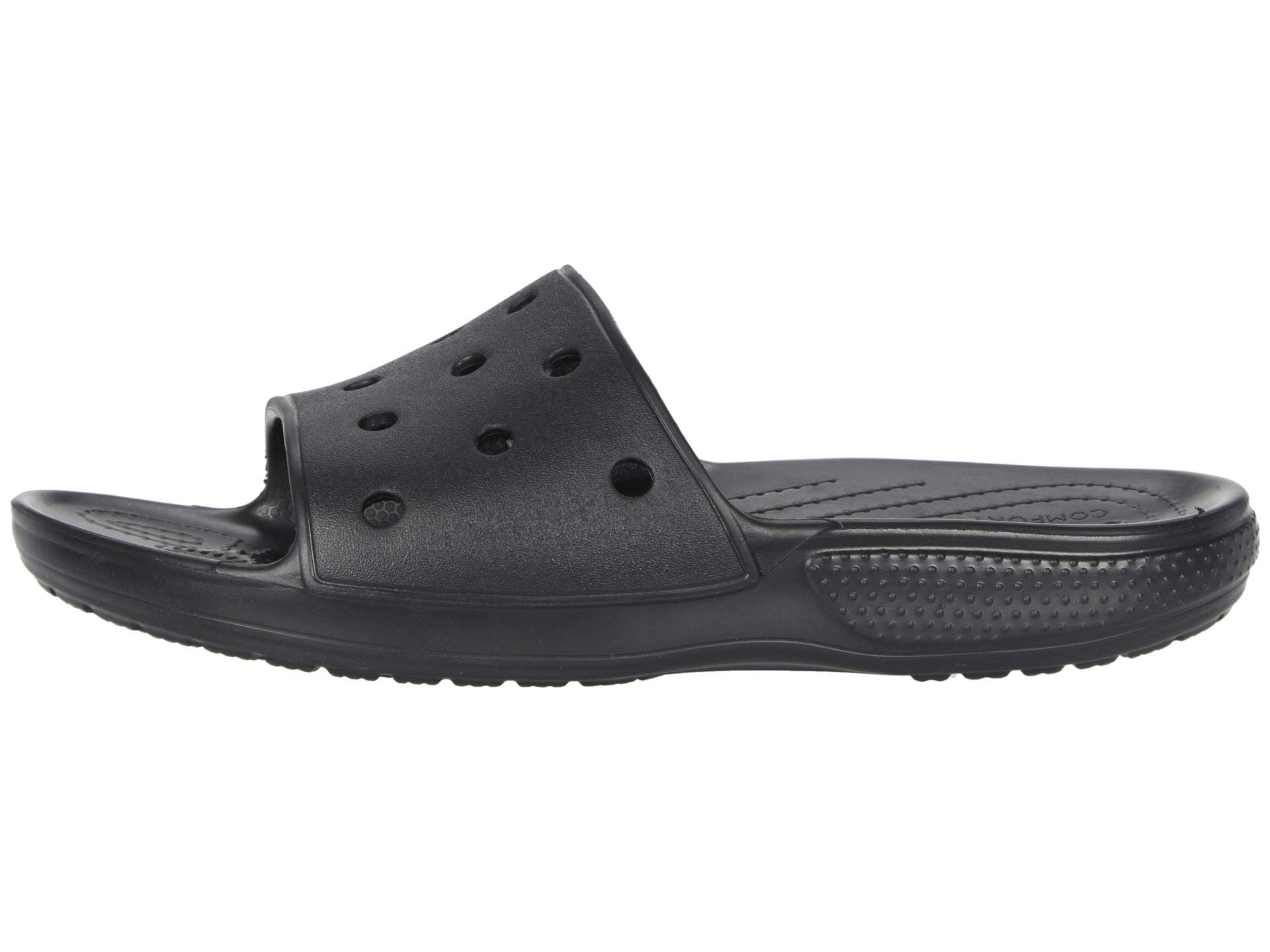 Crocs Classic Slide - Unisex Black Shoe Deals Outlet