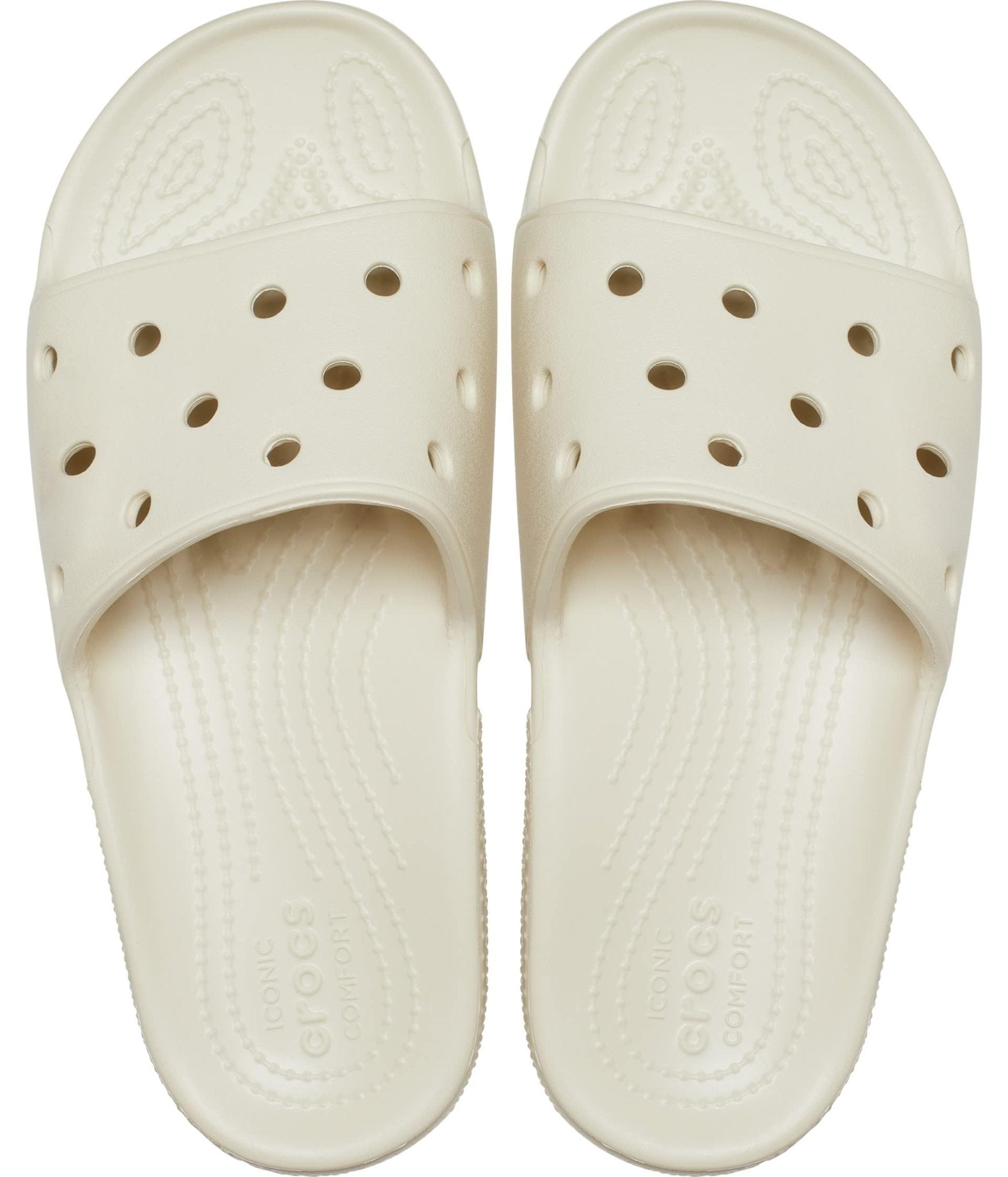 Crocs Classic Slide - Unisex Bone Shoe Deals Outlet