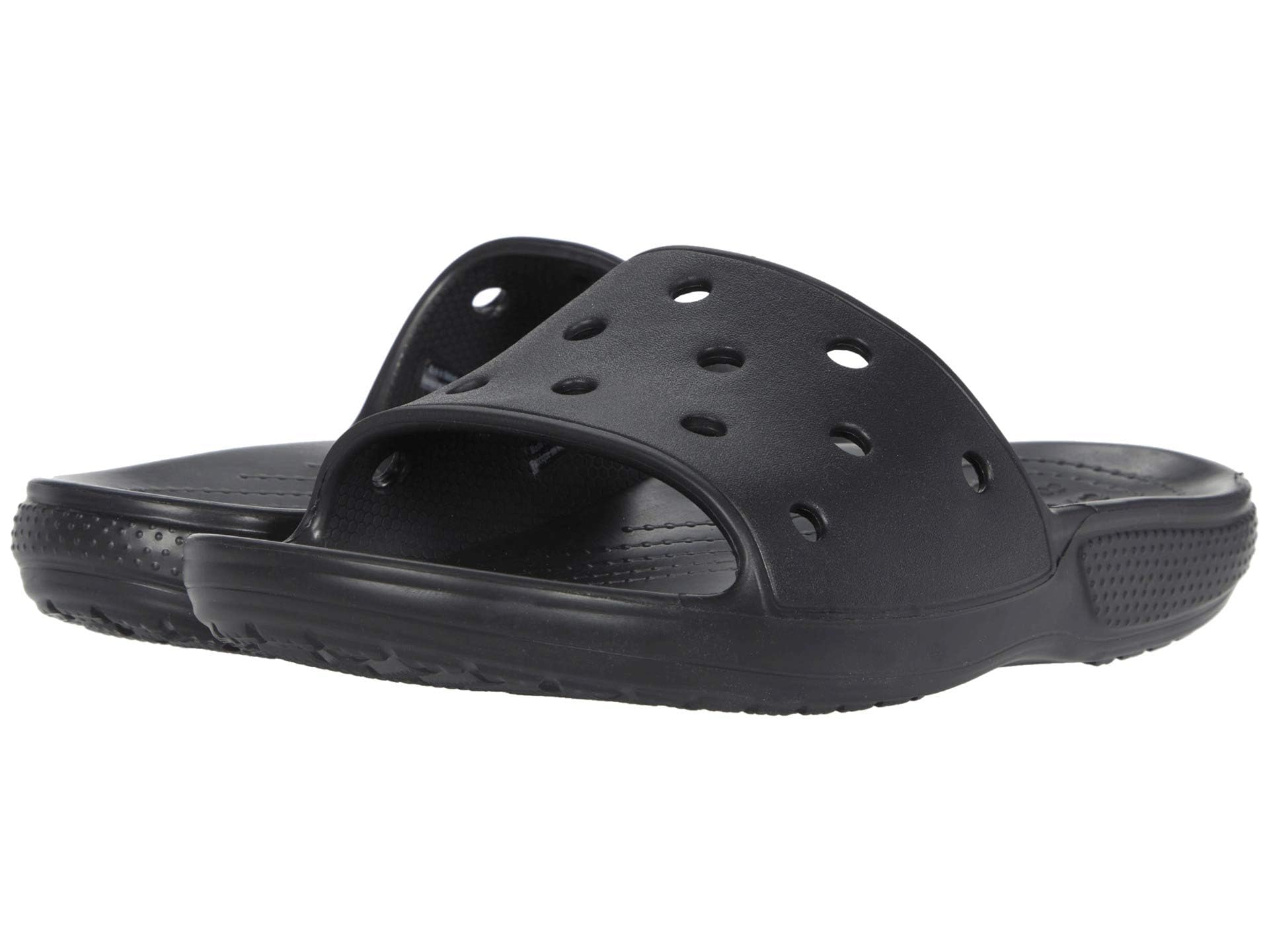 Crocs Classic Slide - Unisex Black Shoe Deals Outlet