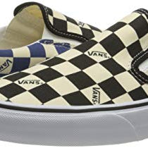 Vans Classic Slip - On - Unisex Big Check Black/Navy Shoe Deals Outlet
