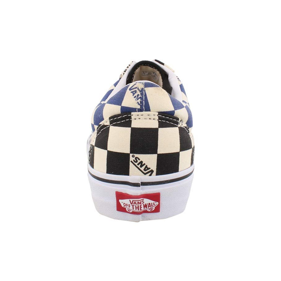 Vans Classic Slip - On - Unisex Big Check Black/Navy Shoe Deals Outlet