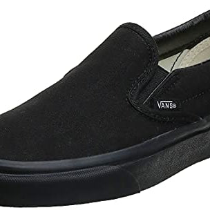 Vans Classic Slip - On - Unisex Black/Black Shoe Deals Outlet