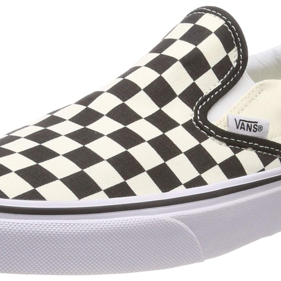 Vans Classic Slip - On - Unisex Black/Off White Checkerboard Shoe Deals Outlet