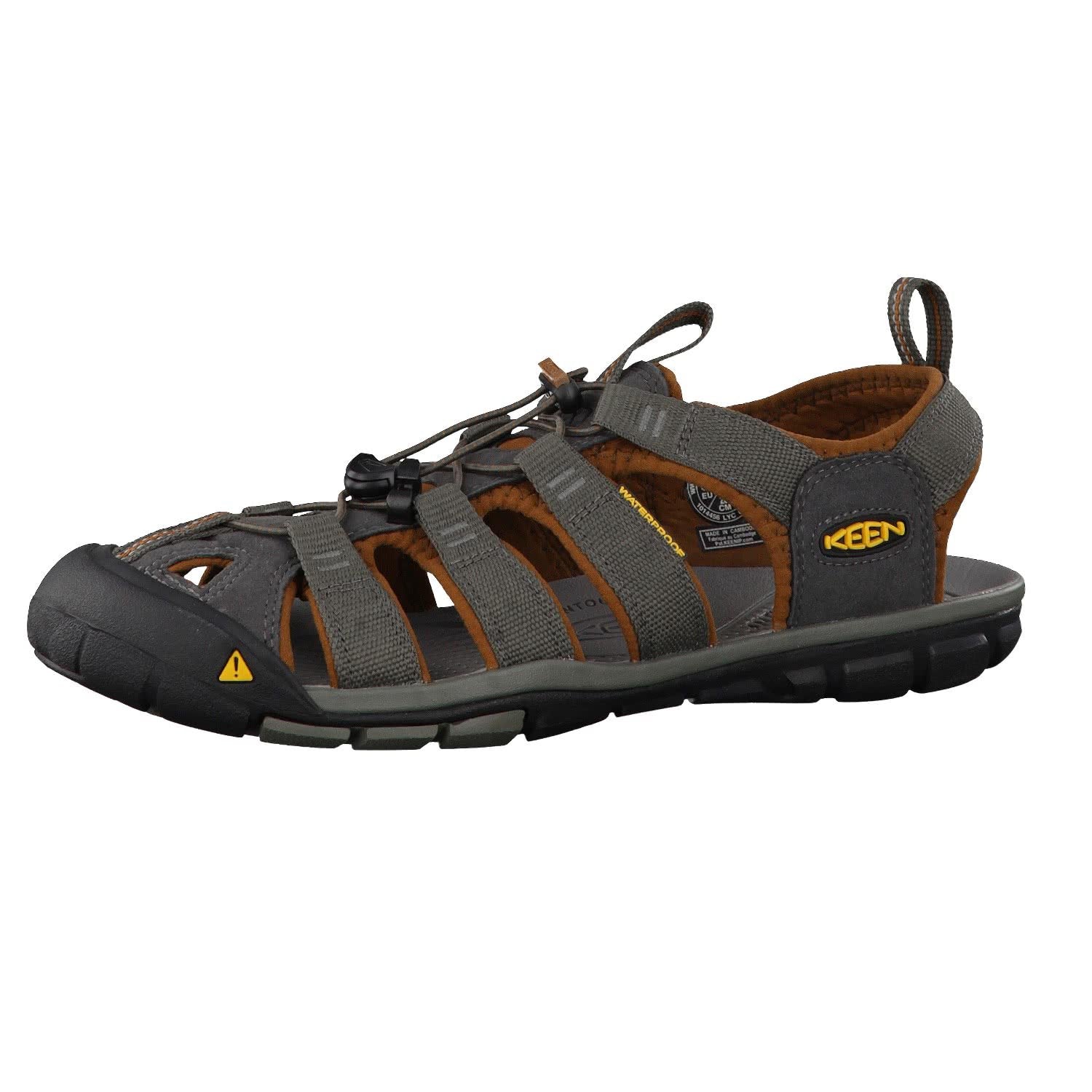 KEEN Clearwater CNX - Men's Raven/Tortoise Shell Shoe Deals Outlet