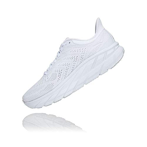 Hoka Clifton 7 - Men's White Shoe Deals Outlet