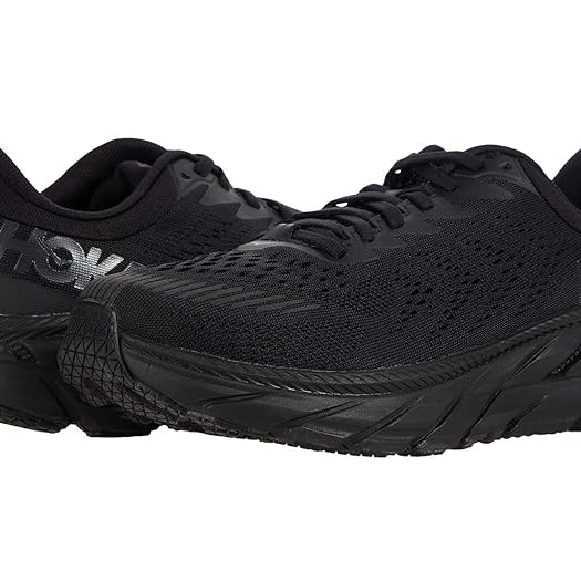 Hoka Clifton 7 - Men's Black/Black Shoe Deals Outlet