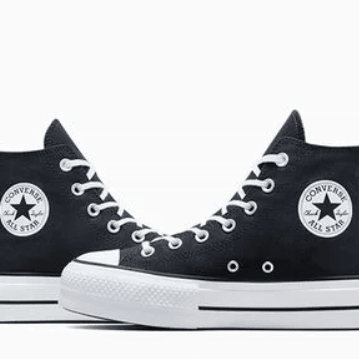 Converse Chuck Taylor All Star Lift Platform Hi Black / White / White 5.5 M 888755504246 Shoe Deals Outlet
