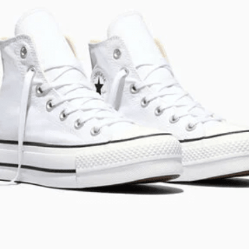 Converse Chuck Taylor All Star Lift Platform Hi White / Black / White 5 M 888755504369 Shoe Deals Outlet