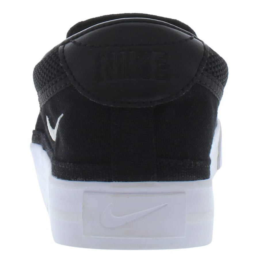 Nike Court Legacy Slip - On - Women's Black/Platinum Tint/White Shoe Deals Outlet