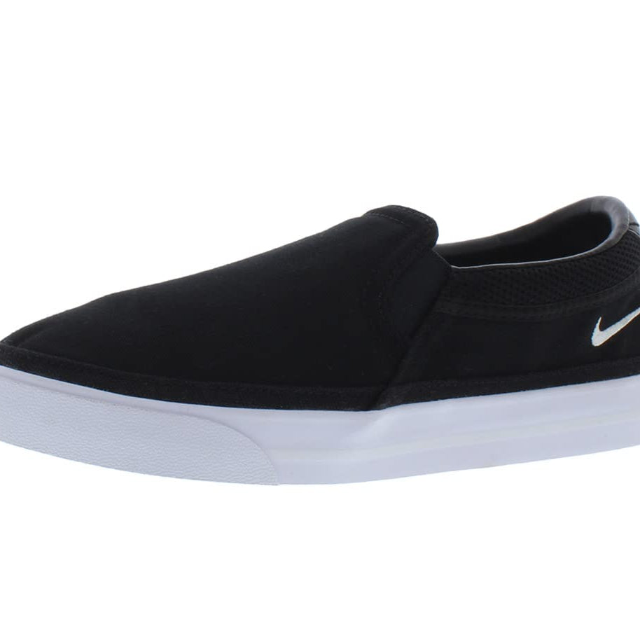 Nike Court Legacy Slip - On - Women's Black/Platinum Tint/White Shoe Deals Outlet