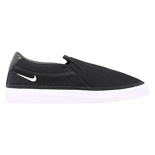 Nike Court Legacy Slip - On - Women's Black/Platinum Tint/White Shoe Deals Outlet