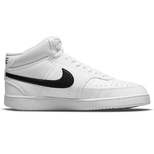 Nike Court Vision Mid Next Nature - Men's White Black White Shoe Deals Outlet