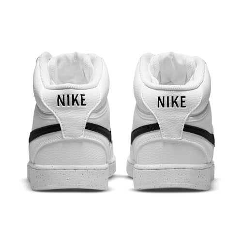 Nike Court Vision Mid Next Nature - Men's White Black White Shoe Deals Outlet