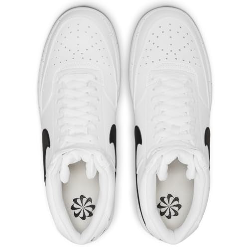 Nike Court Vision Mid Next Nature - Men's White Black White Shoe Deals Outlet