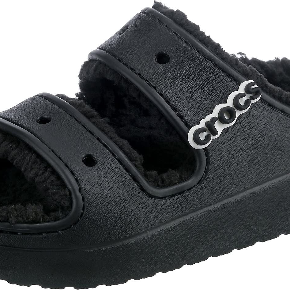 Crocs Cozzzy Sandal - Unisex Black Shoe Deals Outlet