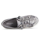 Sperry Crest Vibe Metallic Leather - Women's Silver Camo Shoe Deals Outlet