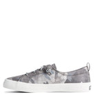 Sperry Crest Vibe Metallic Leather - Women's Silver Camo Shoe Deals Outlet