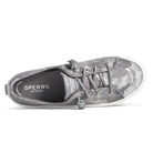 Sperry Crest Vibe Metallic Leather - Women's Silver Camo Shoe Deals Outlet