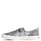Sperry Crest Vibe Metallic Leather - Women's Silver Camo Shoe Deals Outlet