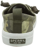Sperry Crest Vibe Metallic Leather - Women's Silver Camo Shoe Deals Outlet